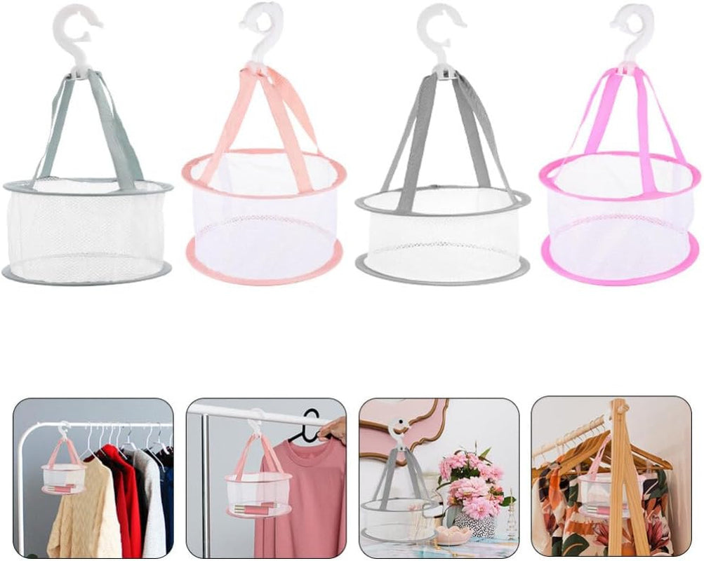 4Pcs Makeup Brush Drying Net Bag Sponges Drying Rack Blenders Toy Tools Reusable Clothes Dryer Powder Puff Storage Brush Drying Hanger Dry Net for Drying Puff Drying Net