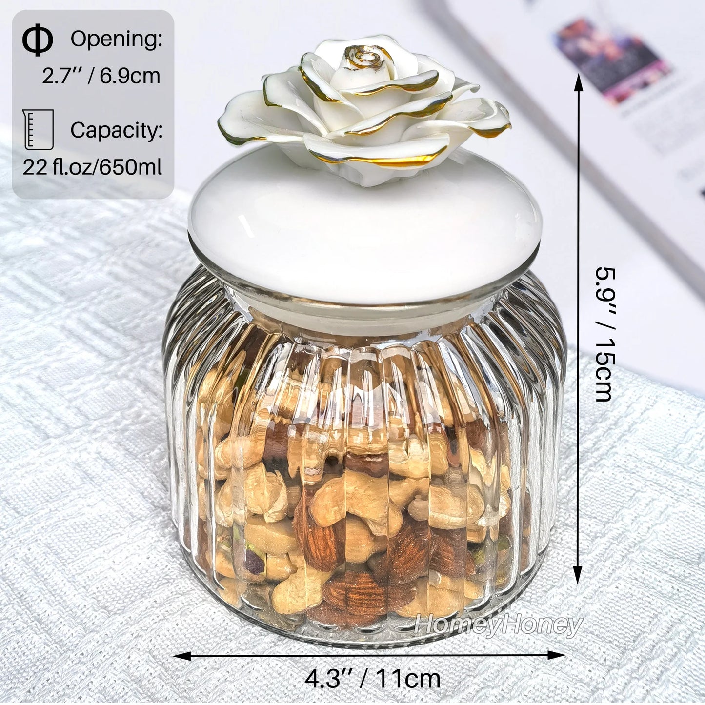 Glass Airtight Food Storage Canister