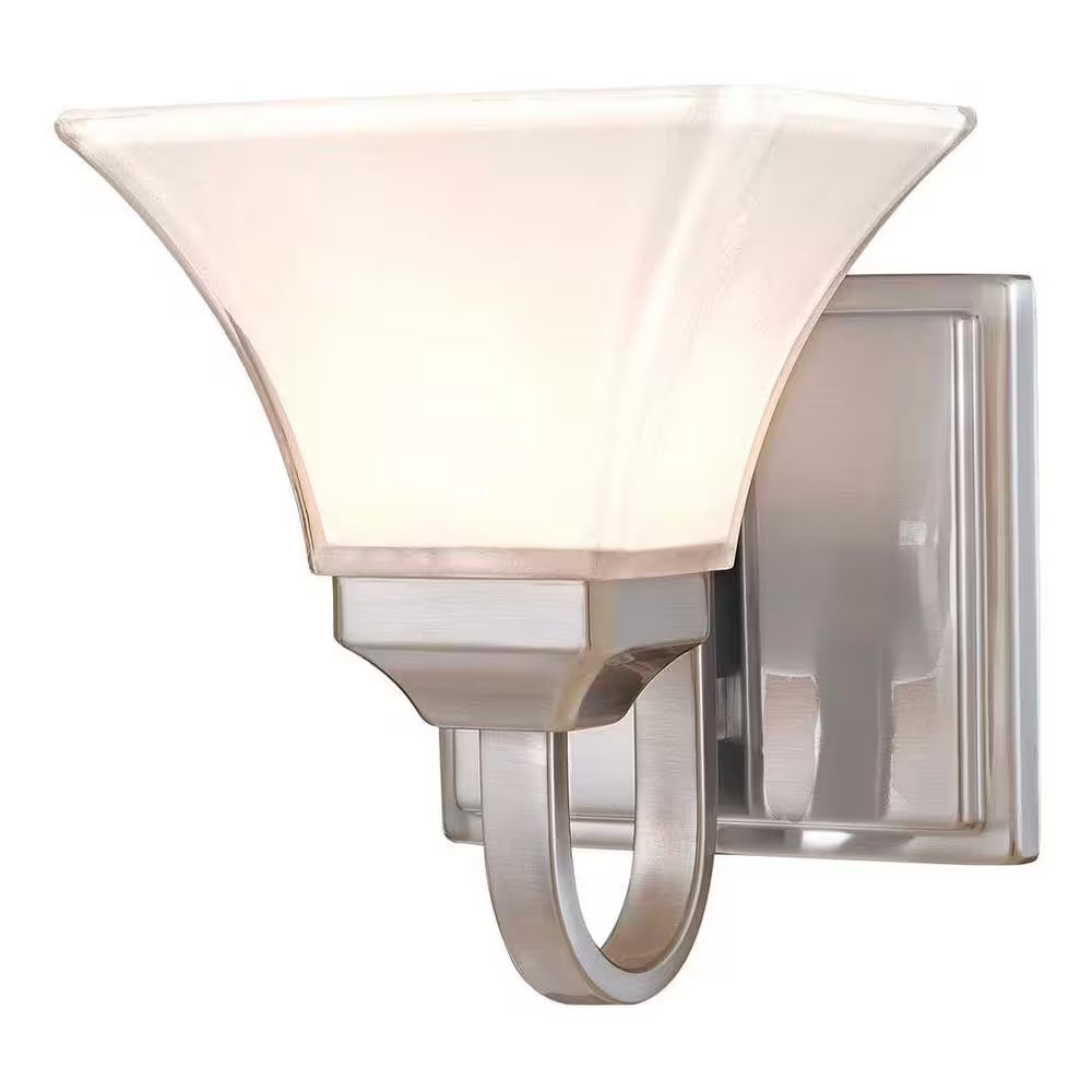 Agilis 1-Light Brushed Nickel Bath Light