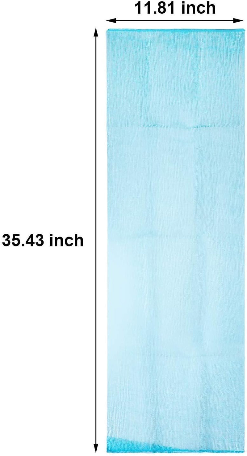 6 Pieces Exfoliating Nylon Bath Cloth Towel, 35 Inches (90Cm) Beauty Skin Bath Wash Cloth Towel Massage Bath Cloth for Women and Men