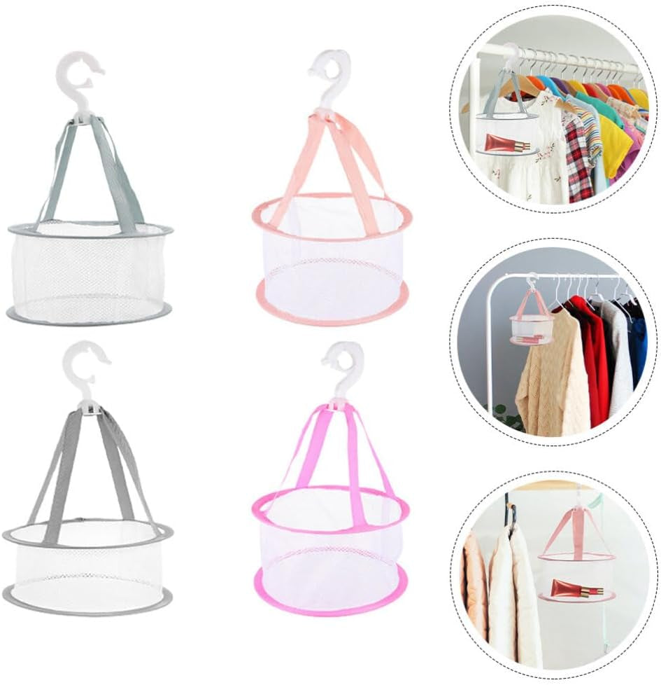 4Pcs Makeup Brush Drying Net Bag Sponges Drying Rack Blenders Toy Tools Reusable Clothes Dryer Powder Puff Storage Brush Drying Hanger Dry Net for Drying Puff Drying Net